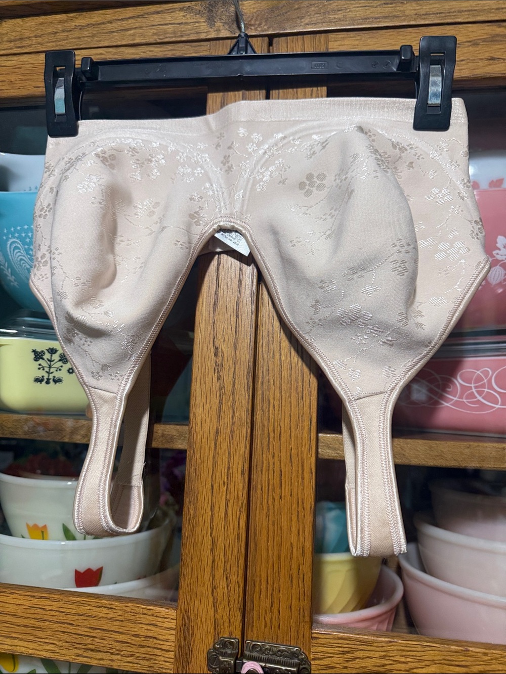 Playtex bodyzen beige floral underwire bra 36D